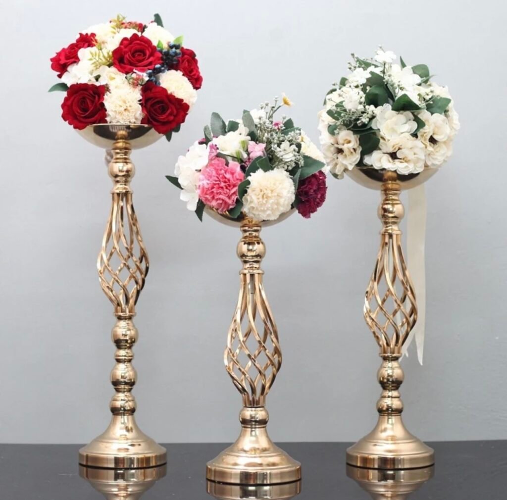 Gold Twisted Mermaid Centerpieces