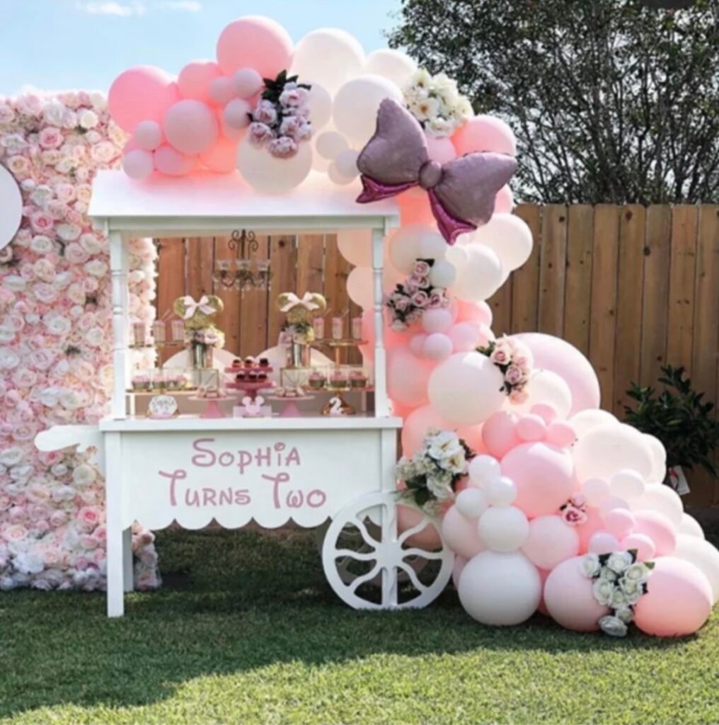 Vintage-Style Candy Cart