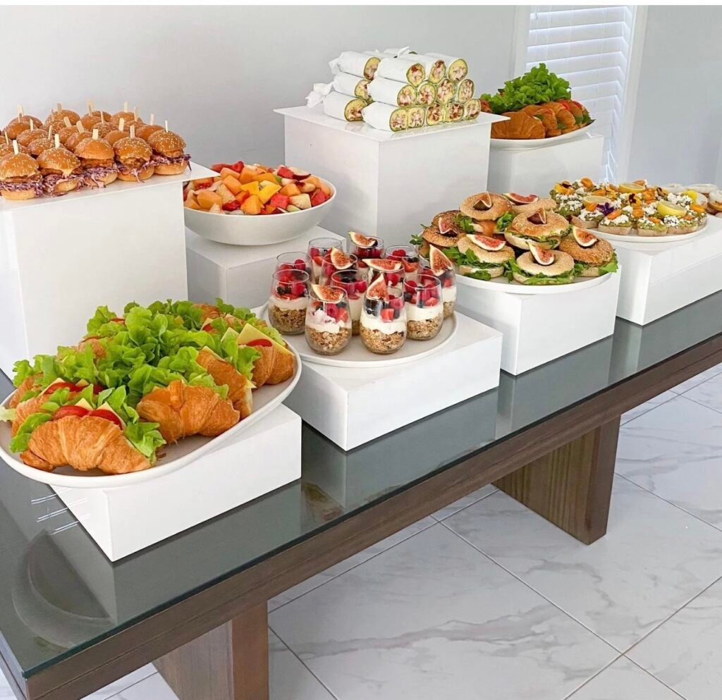 Multi-Level Table Top Plinth and Platter Set