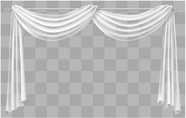 Curtain/drape panels white and pipes